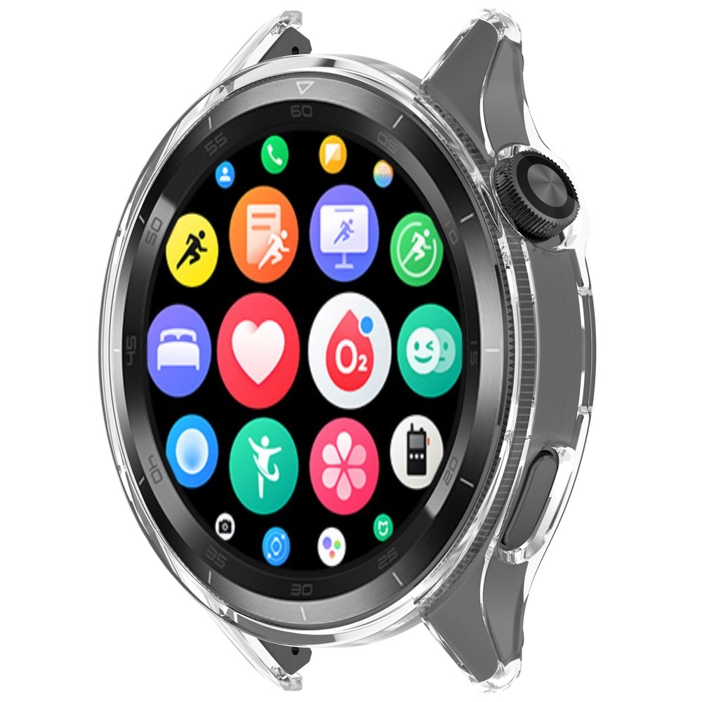 Half plastové nasazovací pouzdro na Xiaomi Watch S4 47mm - průhledné