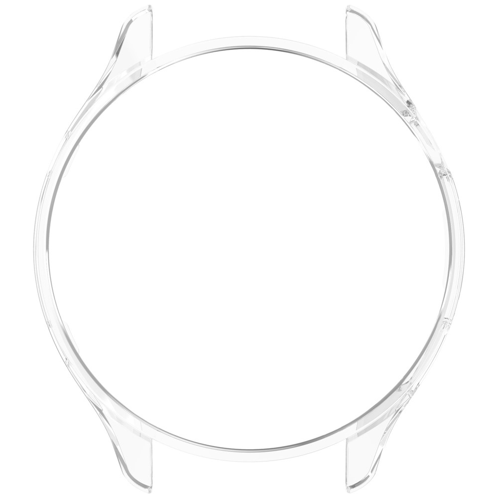 Half plastové nasazovací pouzdro na Xiaomi Watch S4 47mm - průhledné