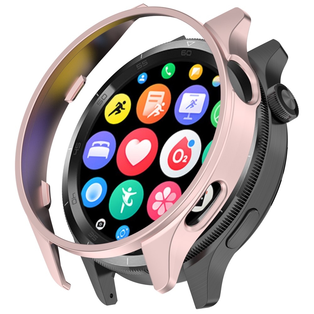Half plastové nasazovací pouzdro na Xiaomi Watch S4 47mm - růžové