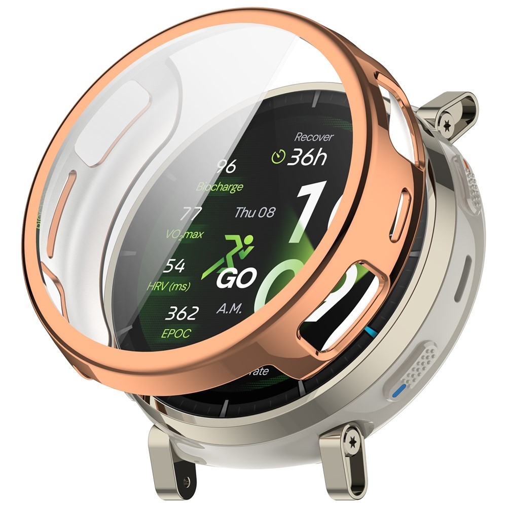 Halfe gelové nasazovací pouzdro na Amazfit Active 3 Premium - růžovozlaté