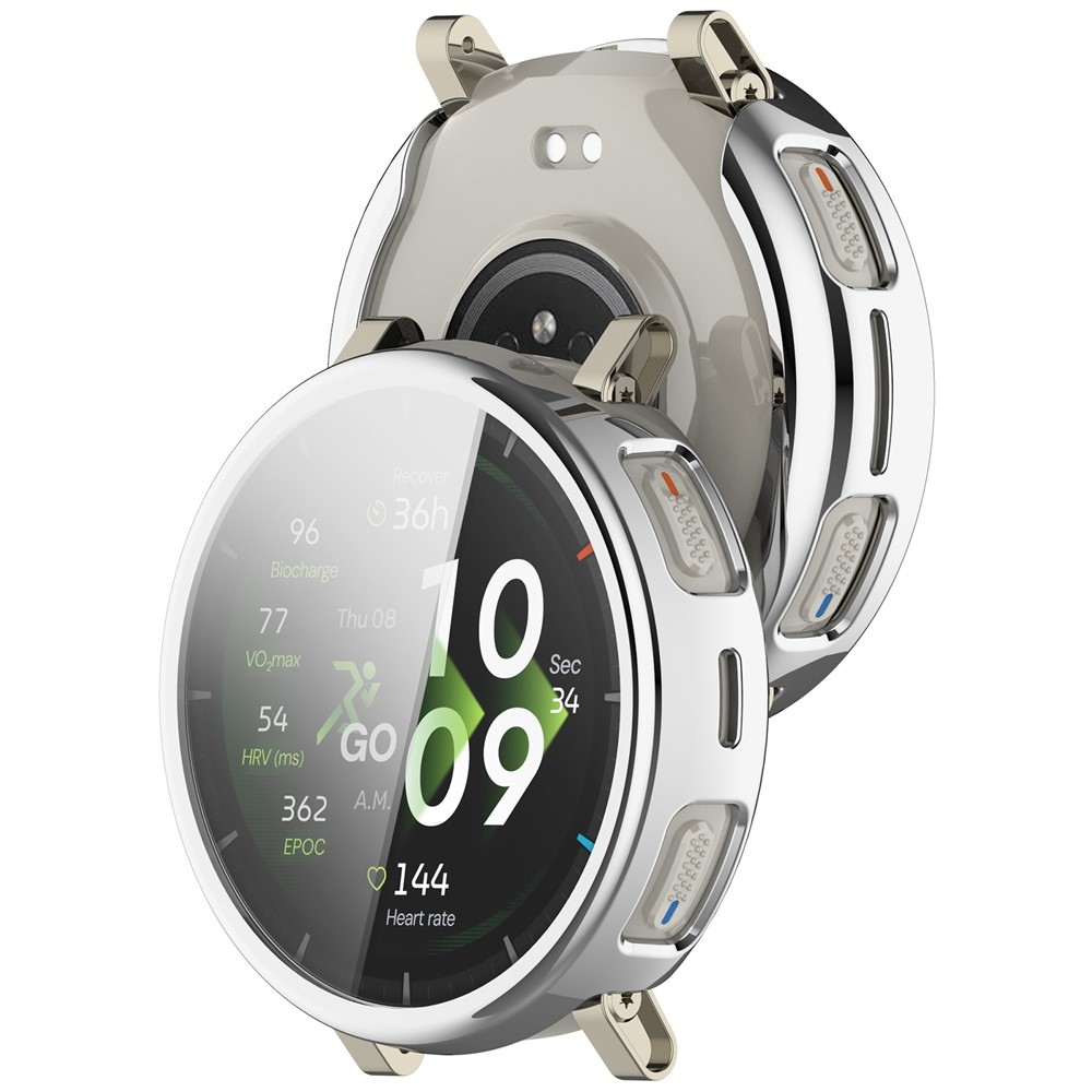 Halfe gelové nasazovací pouzdro na Amazfit Active 3 Premium - stříbrné