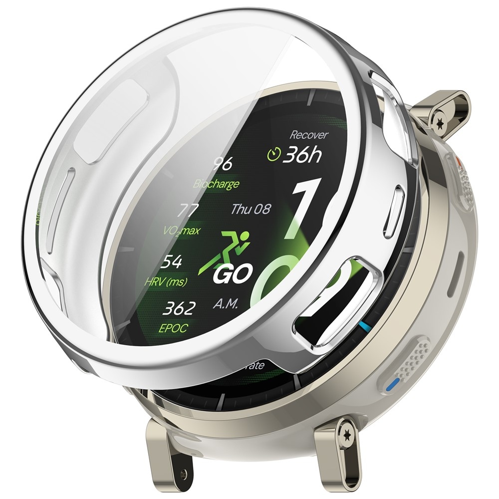 Halfe gelové nasazovací pouzdro na Amazfit Active 3 Premium - stříbrné