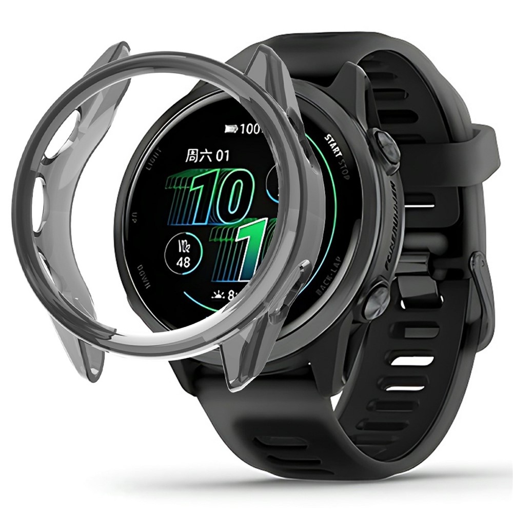 Halfe gelové nasazovací pouzdro na Garmin Forerunner 570 42mm - černé