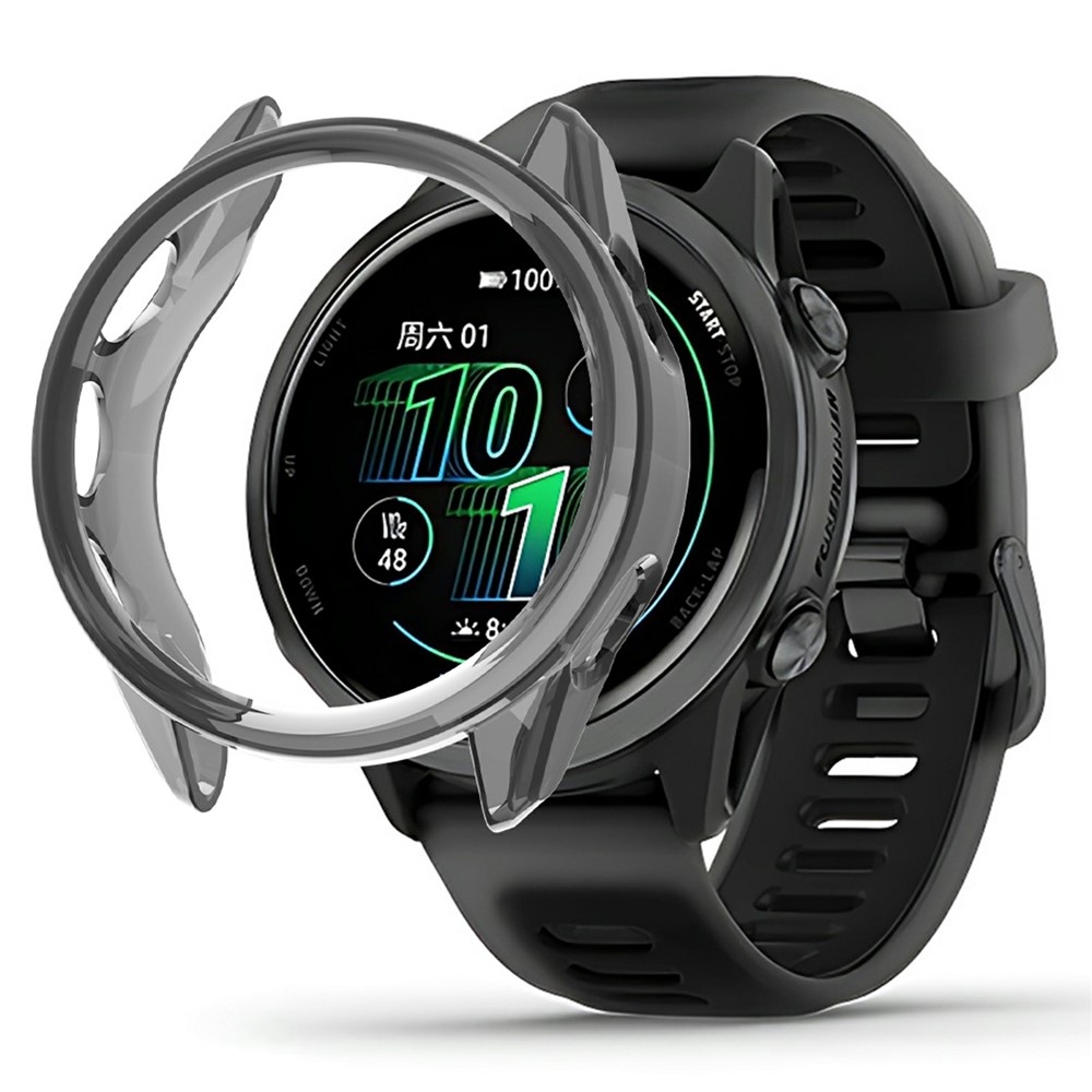 Halfe gelové nasazovací pouzdro na Garmin Forerunner 570 47mm - černé