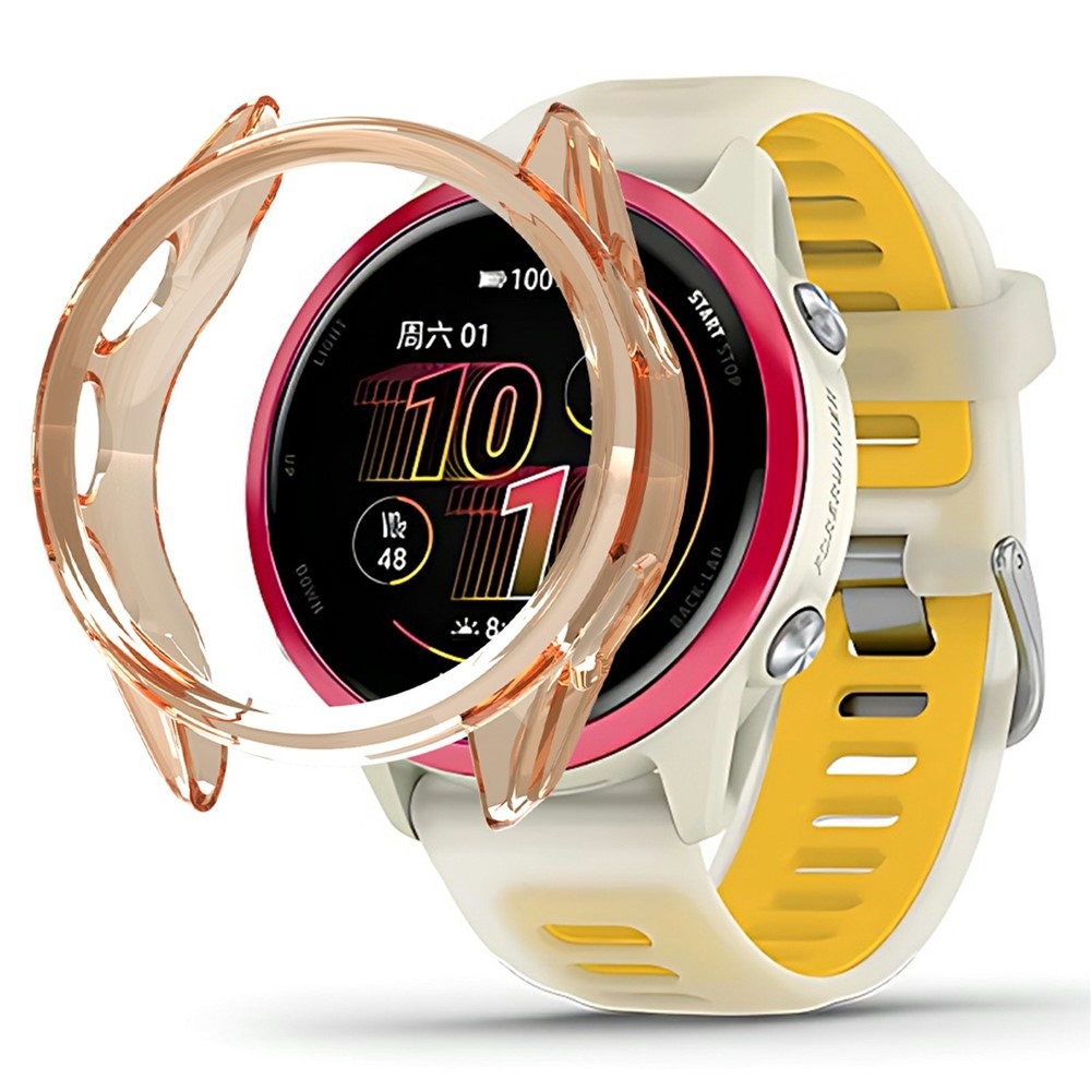Halfe gelové nasazovací pouzdro na Garmin Forerunner 570 47mm - oranžové