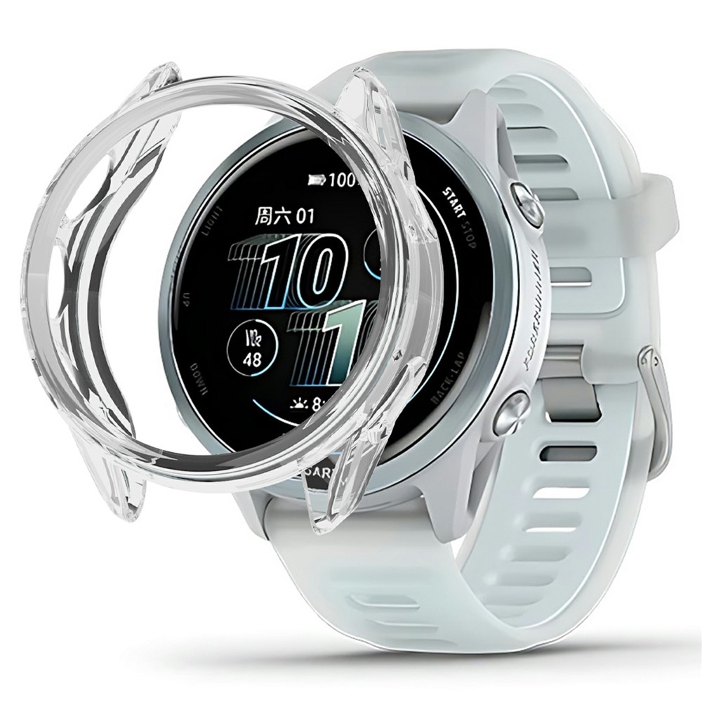 Halfe gelové nasazovací pouzdro na Garmin Forerunner 570 47mm - průhledné
