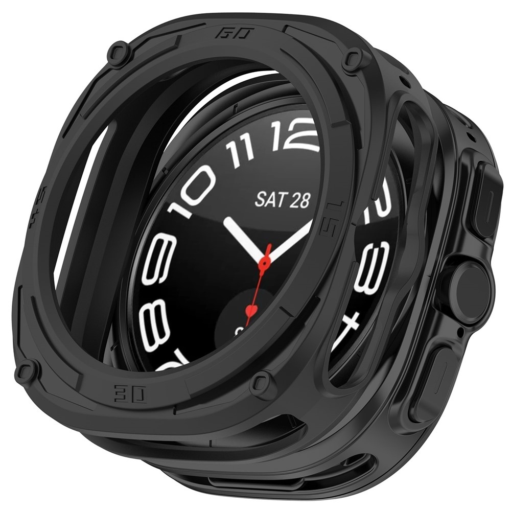 Halfe gelové nasazovací pouzdro na Samsung Galaxy Watch Ultra2 47mm/Watch Ultra (2025) 47mm - černé