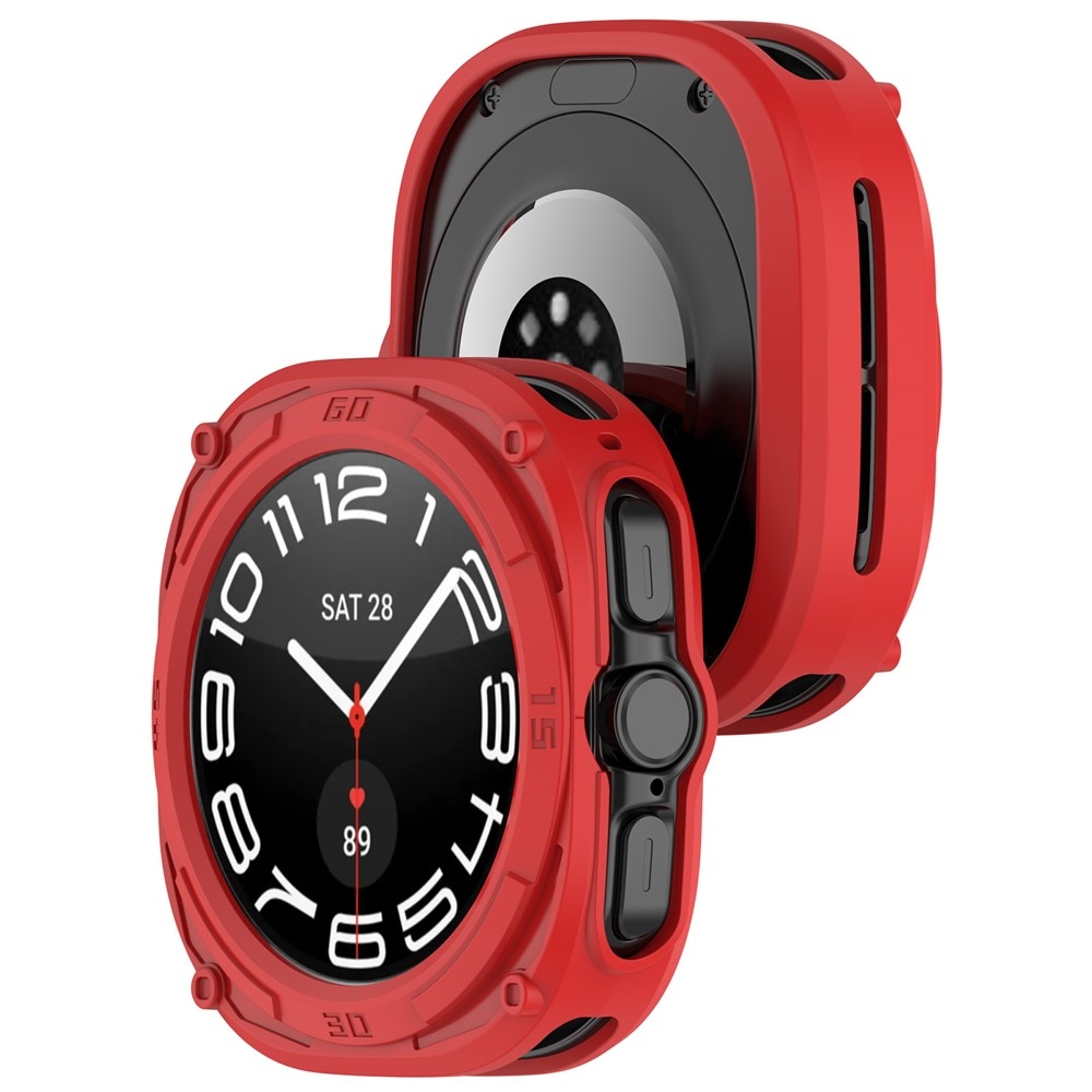 Halfe gelové nasazovací pouzdro na Samsung Galaxy Watch Ultra2 47mm/Watch Ultra (2025) 47mm - červené