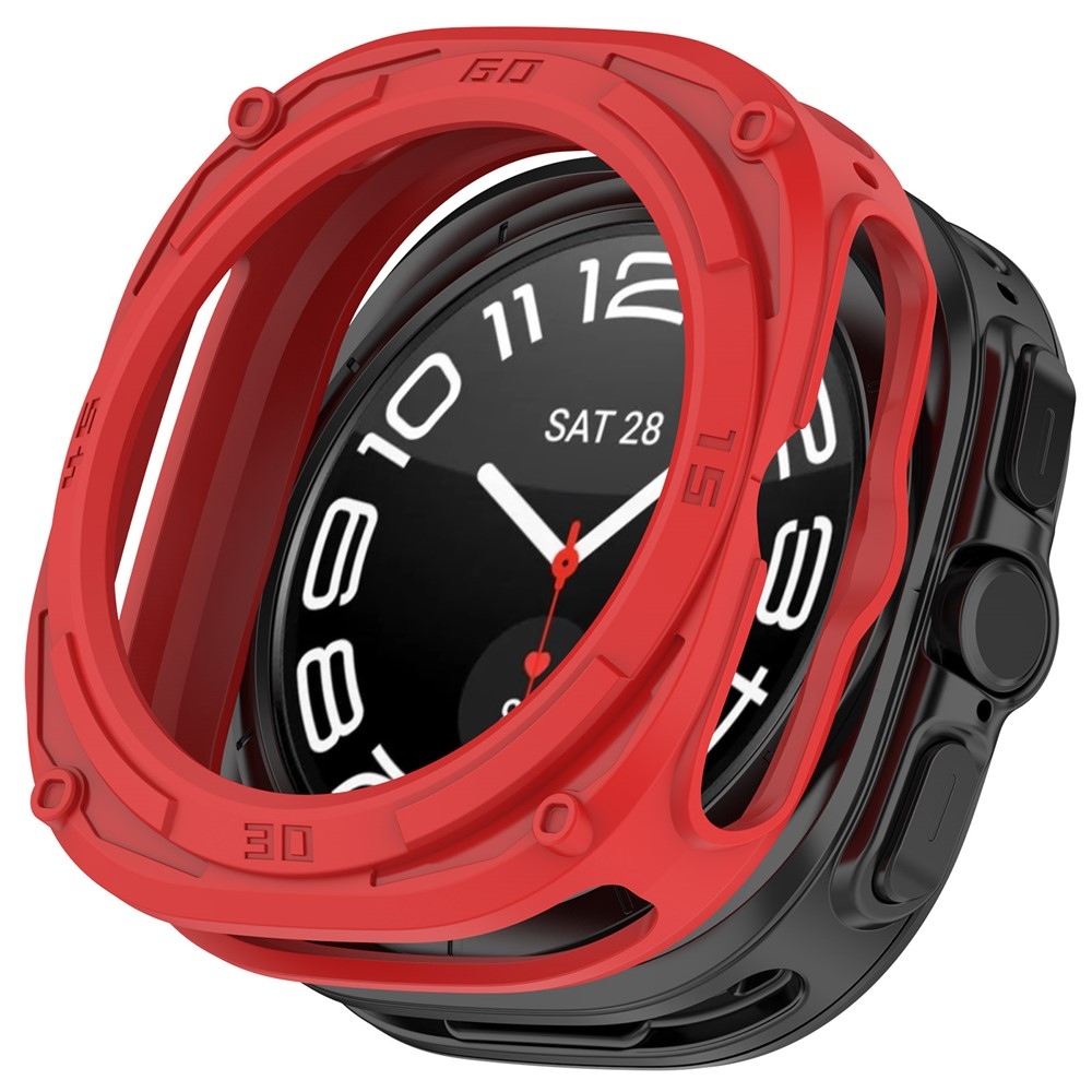 Halfe gelové nasazovací pouzdro na Samsung Galaxy Watch Ultra2 47mm/Watch Ultra (2025) 47mm - červené