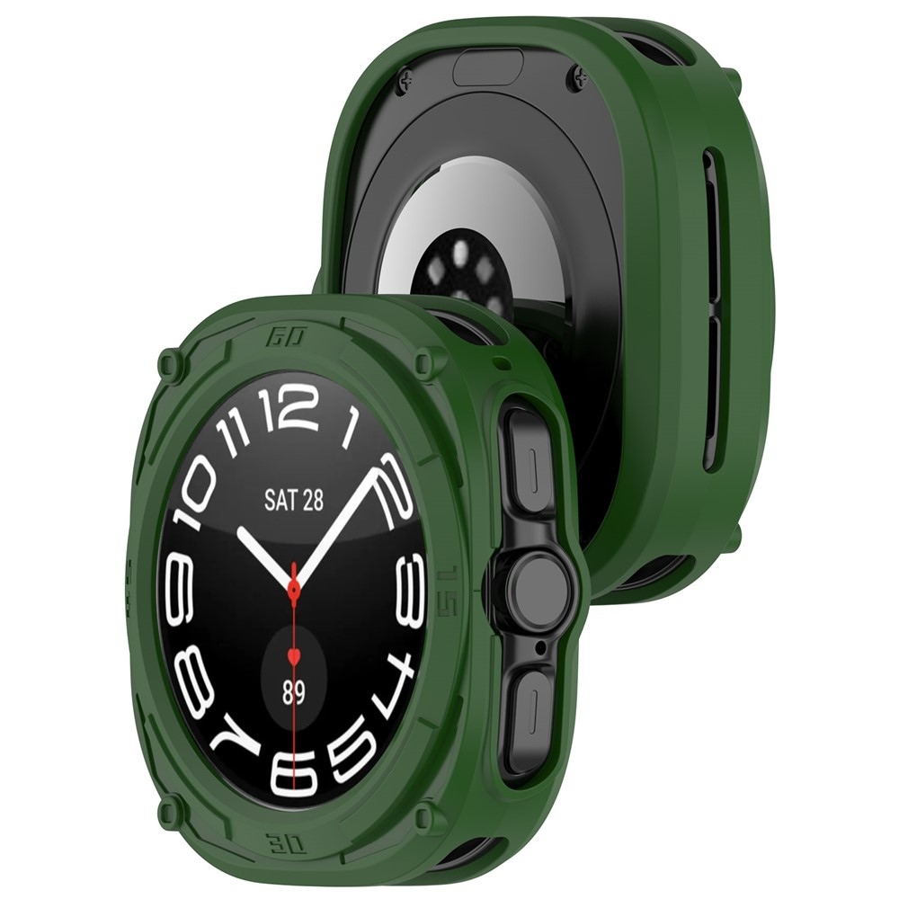 Halfe gelové nasazovací pouzdro na Samsung Galaxy Watch Ultra2 47mm/Watch Ultra (2025) 47mm - zelené