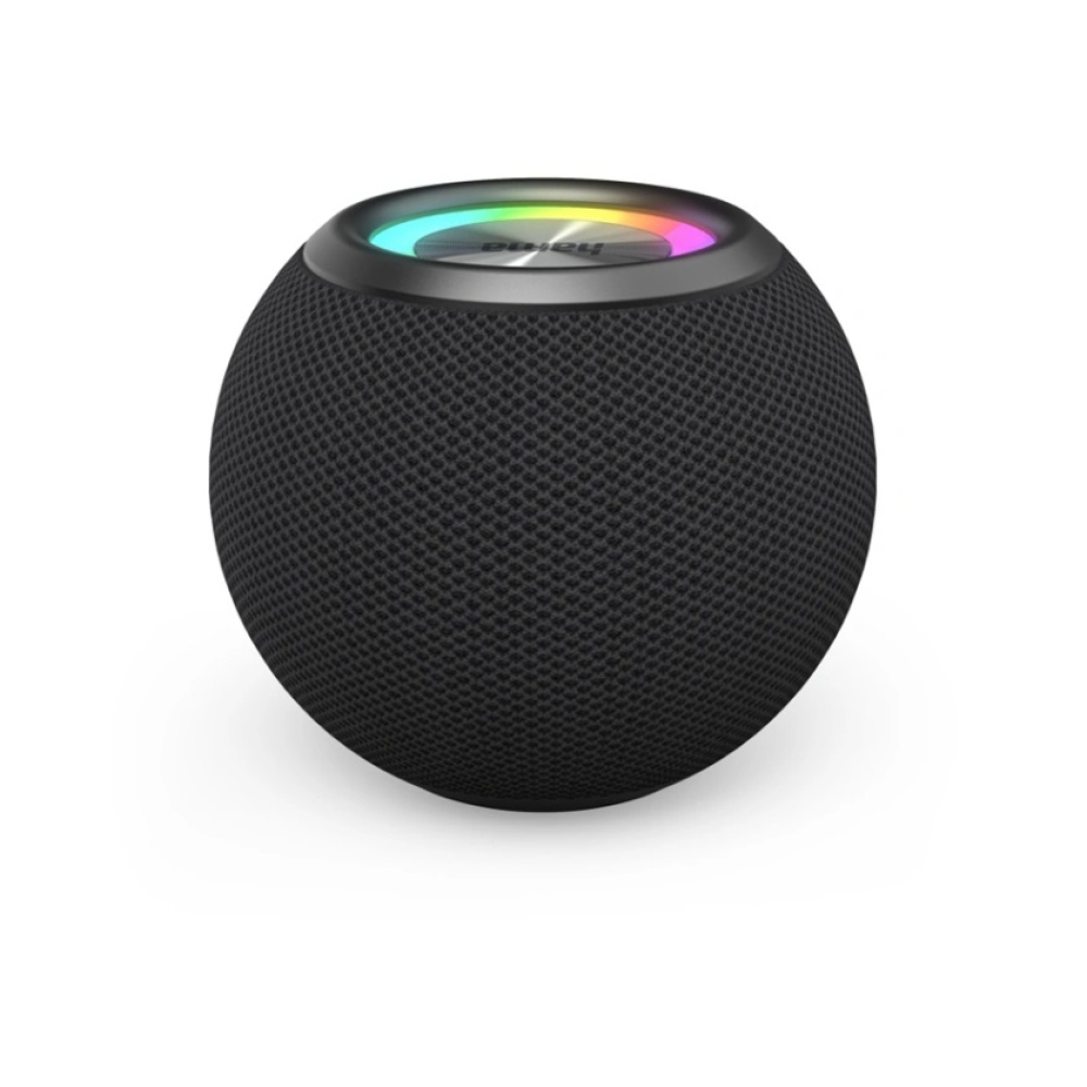 Hama Ball Bluetooth reproduktor 5 W, LED podsvícení, USB-A, microSD slot - černý