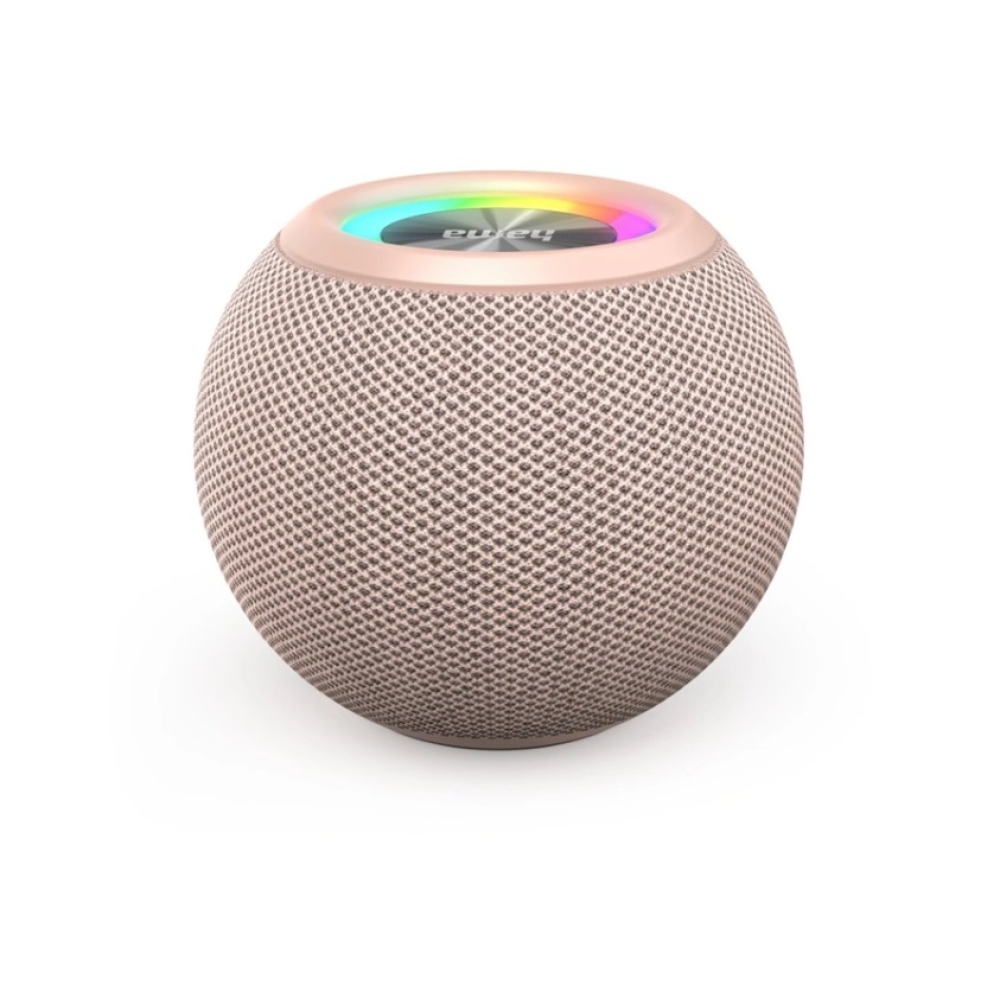 Hama Ball Bluetooth reproduktor 5 W, LED podsvícení, USB-A, microSD slot - růžový