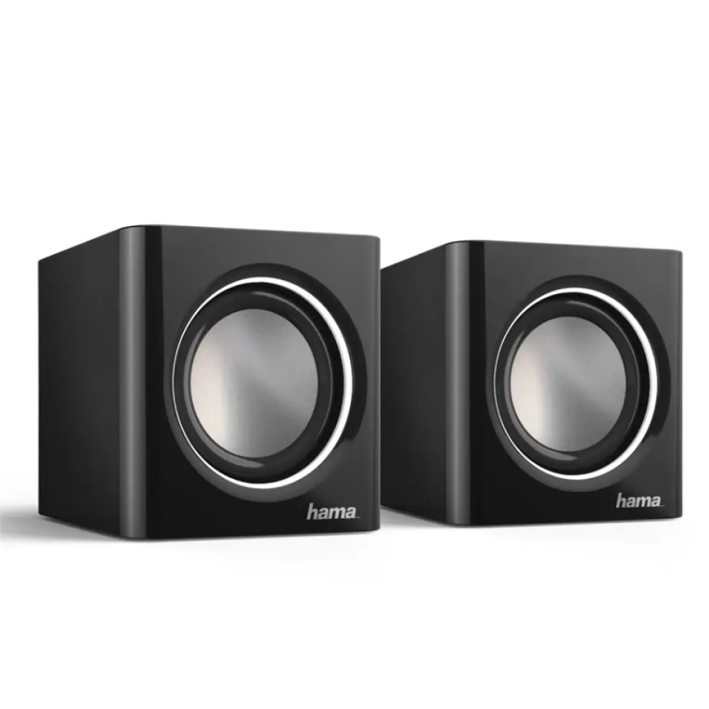Hama reproduktory k notebooku Sonic Mobil 185 - černé/stříbrné