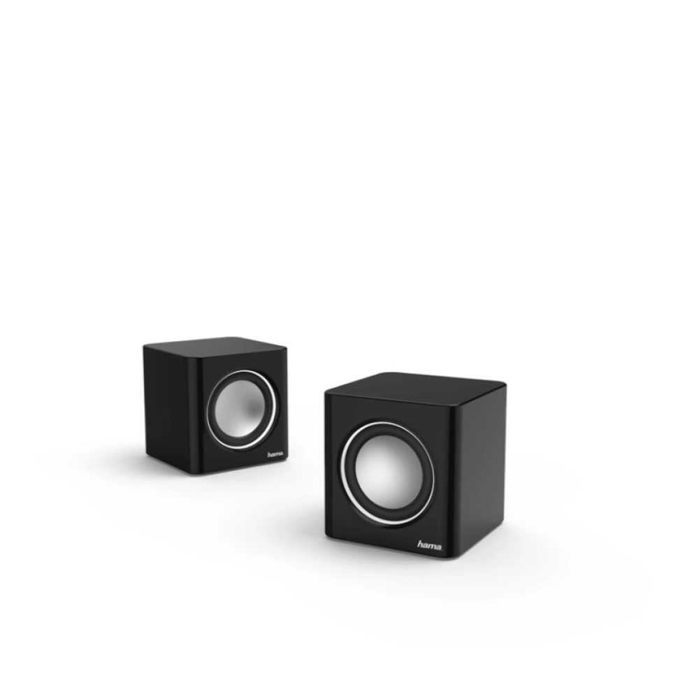 Hama reproduktory k notebooku Sonic Mobil 185 - černé/stříbrné