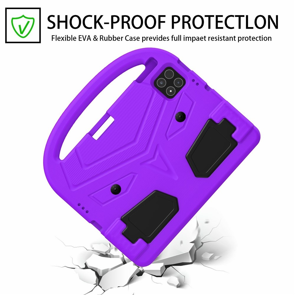 Handle EVA odolné pouzdro s úchytem na tablet Xiaomi Pad 8/8 Pro/7/7 Pro - fialové