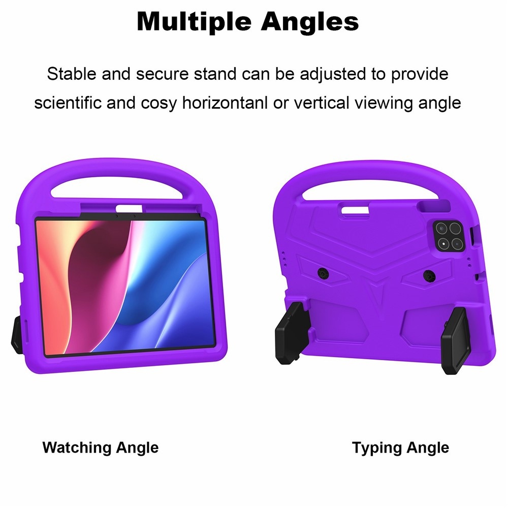 Handle EVA odolné pouzdro s úchytem na tablet Xiaomi Pad 8/8 Pro/7/7 Pro - fialové