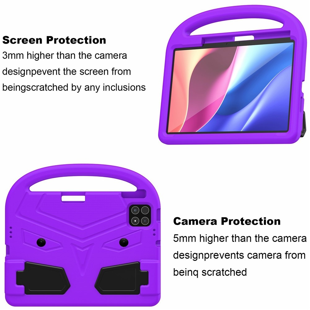 Handle EVA odolné pouzdro s úchytem na tablet Xiaomi Pad 8/8 Pro/7/7 Pro - fialové