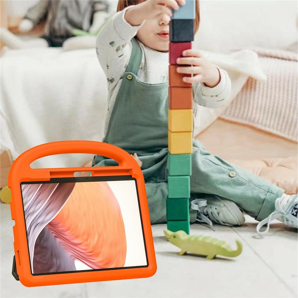 Handle EVA odolné pouzdro s úchytem na tablet Xiaomi Pad 8/8 Pro/7/7 Pro - oranžové