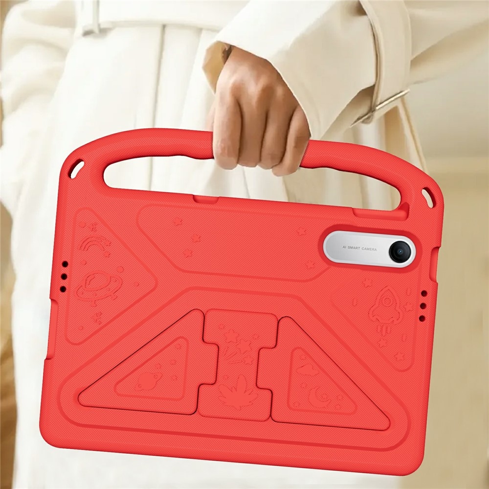 Handle EVA odolné pouzdro s úchytem na tablet Xiaomi Redmi Pad 2 9.7 - červené