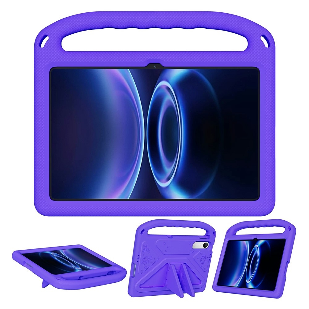 Handle EVA odolné pouzdro s úchytem na tablet Xiaomi Redmi Pad 2 9.7 - fialové