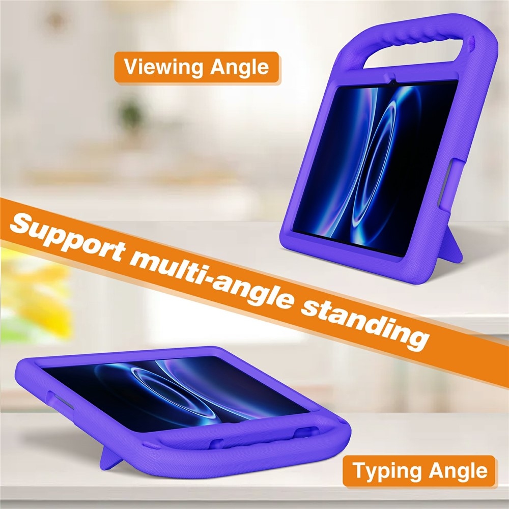 Handle EVA odolné pouzdro s úchytem na tablet Xiaomi Redmi Pad 2 9.7 - fialové