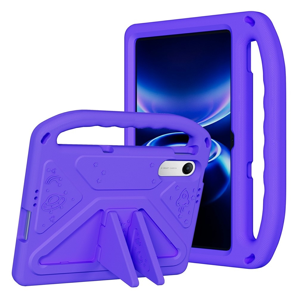 Handle EVA odolné pouzdro s úchytem na tablet Xiaomi Redmi Pad 2 9.7 - fialové