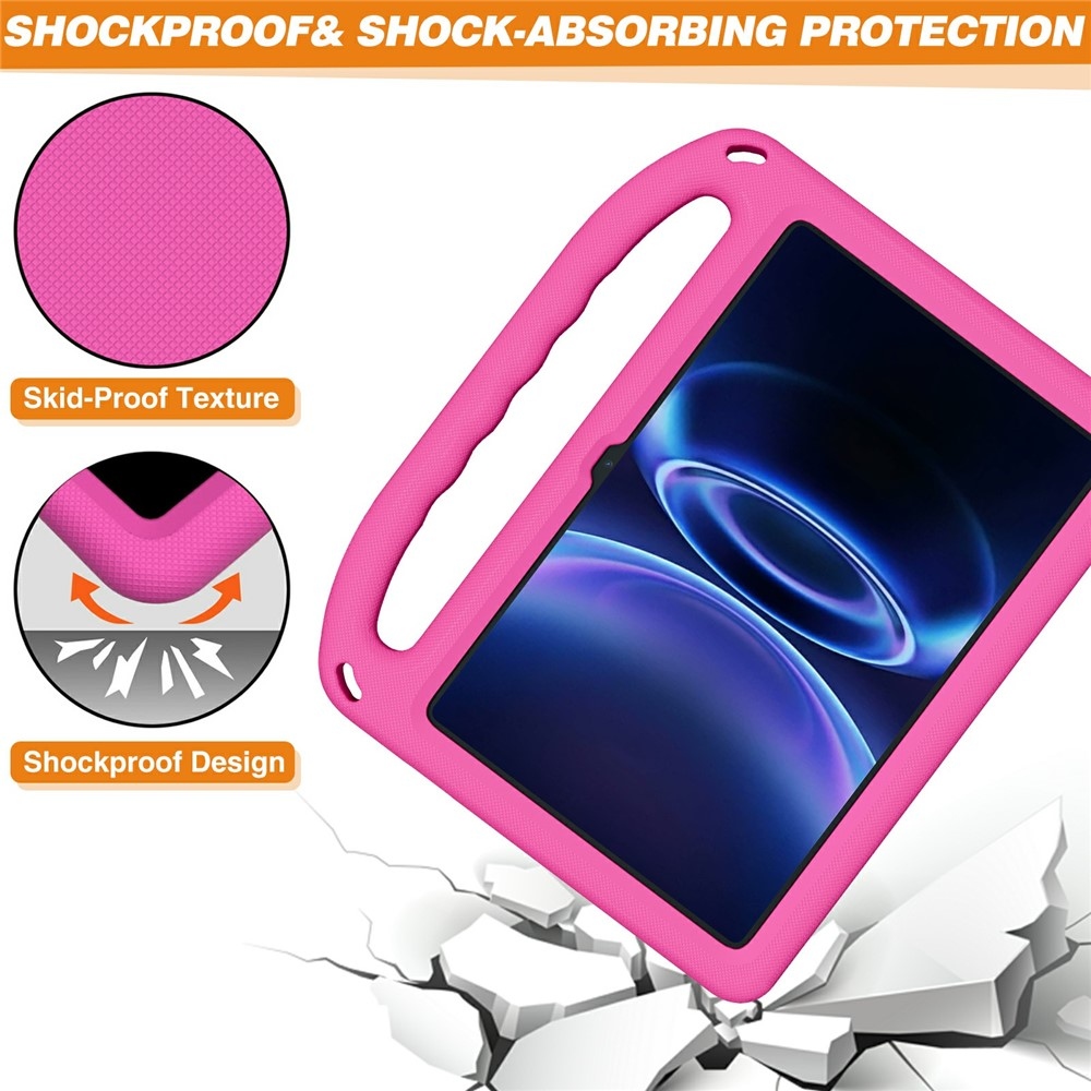 Handle EVA odolné pouzdro s úchytem na tablet Xiaomi Redmi Pad 2 9.7 - rose