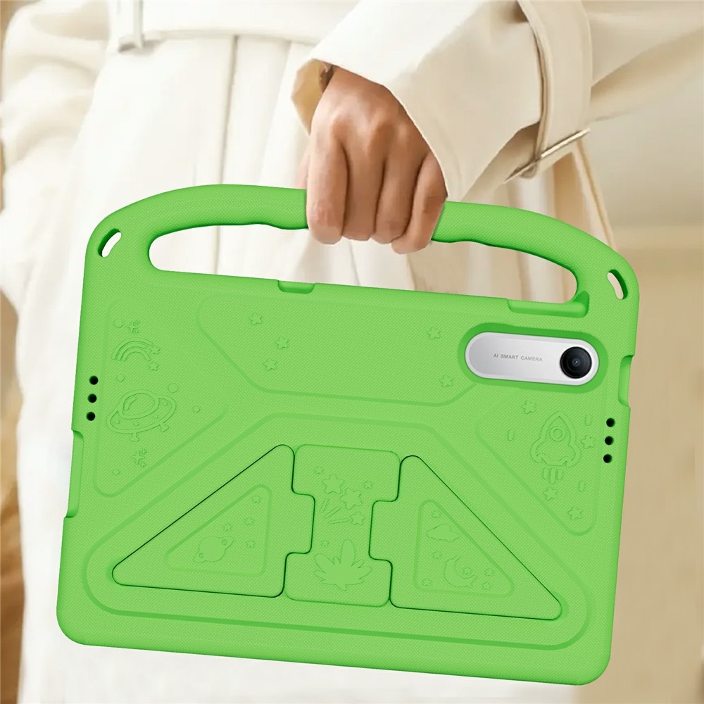 Handle EVA odolné pouzdro s úchytem na tablet Xiaomi Redmi Pad 2 9.7 - zelené