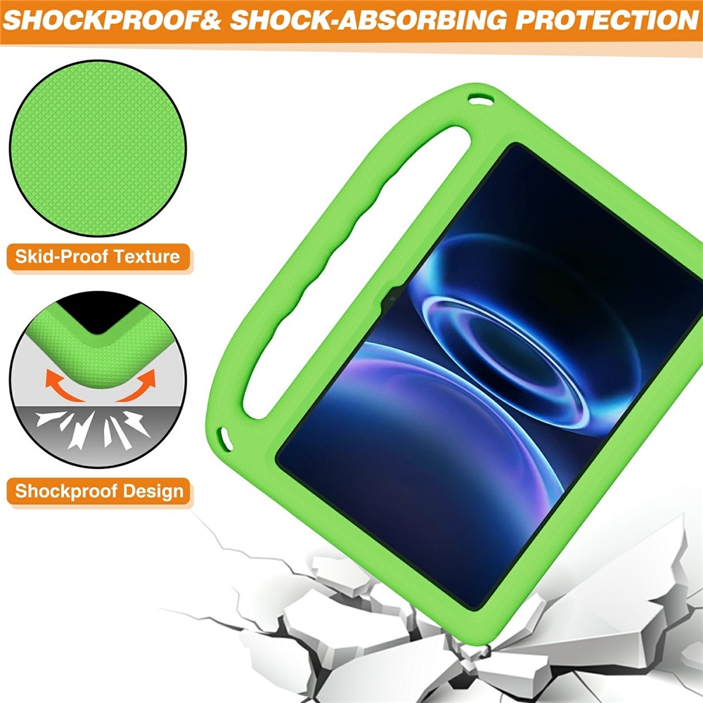 Handle EVA odolné pouzdro s úchytem na tablet Xiaomi Redmi Pad 2 9.7 - zelené