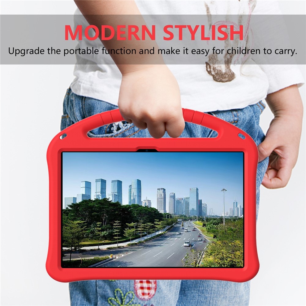 Handle EVA odolné pouzdro s úchytem na tablet Xiaomi Redmi Pad 2 Pro - červené