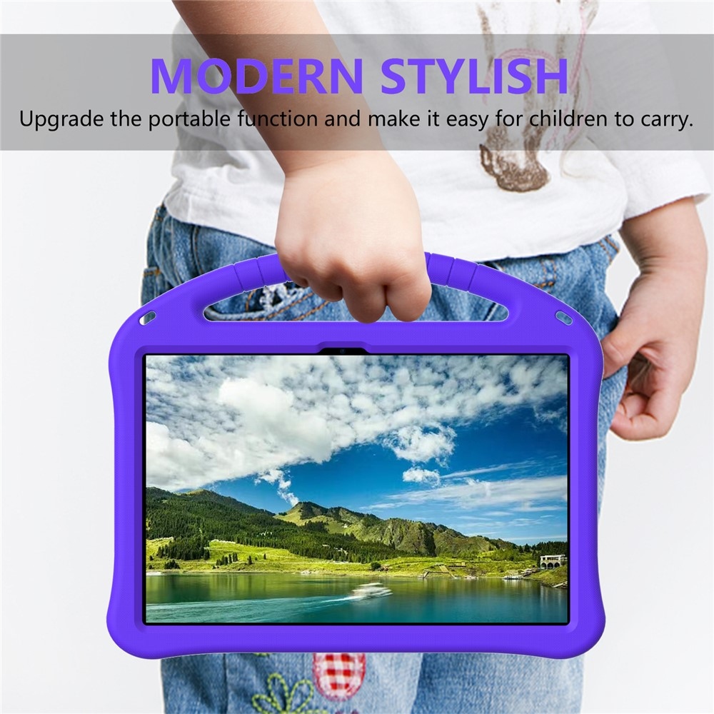 Handle EVA odolné pouzdro s úchytem na tablet Xiaomi Redmi Pad 2 Pro - fialové