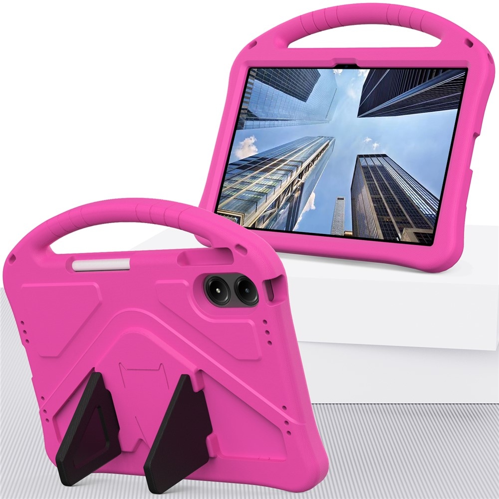 Handle EVA odolné pouzdro s úchytem na tablet Xiaomi Redmi Pad 2 Pro - rose