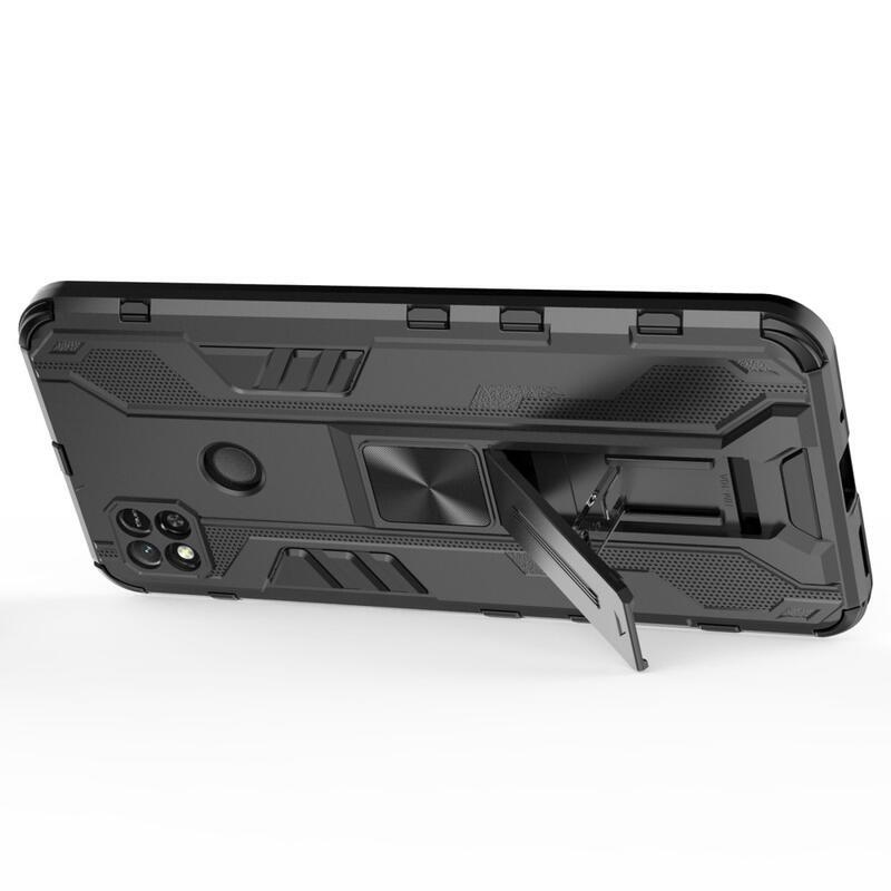 Hard odolný hybridní kryt na Xiaomi Redmi 10A - černý