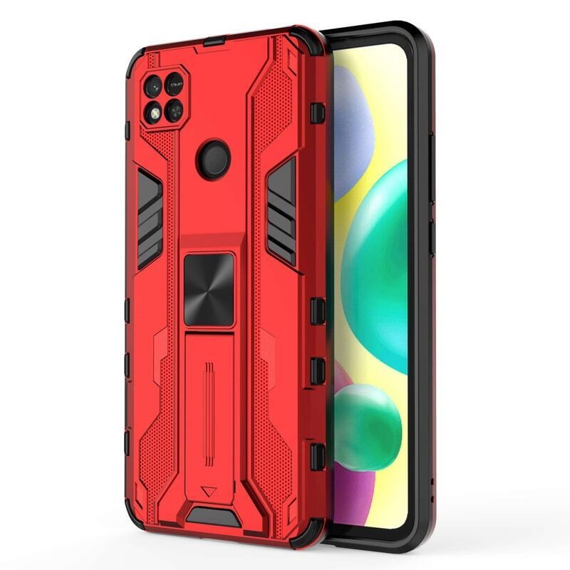 Hard odolný hybridní kryt na Xiaomi Redmi 10A - červený