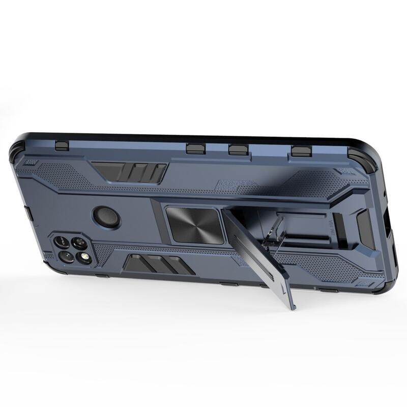 Hard odolný hybridní kryt na Xiaomi Redmi 10A - modrý