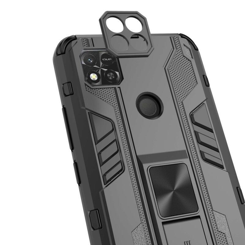 Hard odolný hybridní kryt na Xiaomi Redmi 10A - šedý