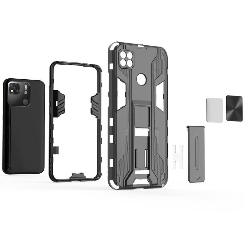 Hard odolný hybridní kryt na Xiaomi Redmi 10A - šedý