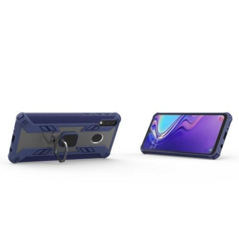 Hard odolný hybridní obal na mobil Samsung Galaxy M20 - modrý