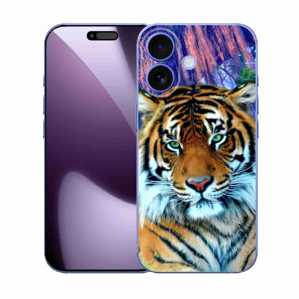 Gelový kryt mmCase na iPhone 17 - tygr