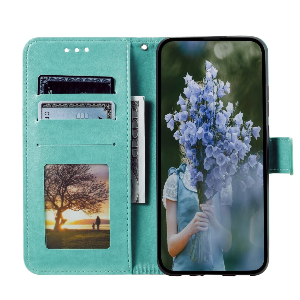 Mandala knížkové pouzdro na Samsung Galaxy S25 Ultra - modrozelené