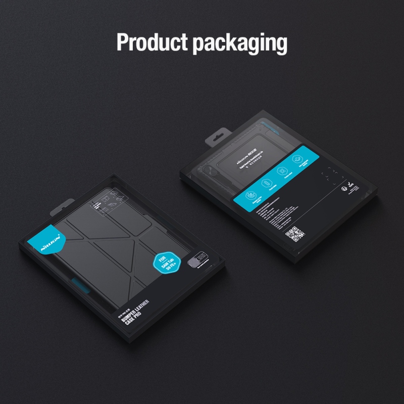 Nillkin Bumper PRO Protective Stand Case Multi-angle pro Samsung Galaxy Tab S9 FE+ Black