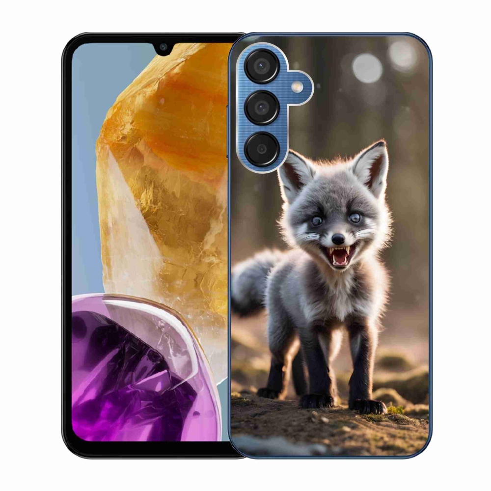 Gelový kryt mmCase na Samsung Galaxy M15 5G - rozzuřená liška