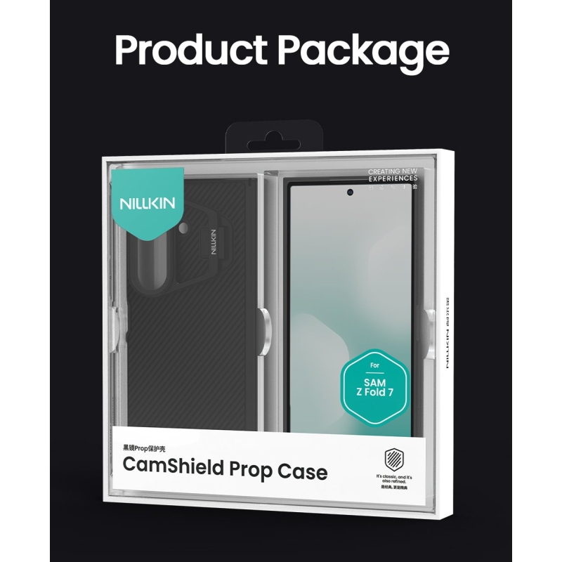 Nillkin CamShield Prop (Transparent Lens) Zadní Kryt pro Samsung Galaxy Z Fold 7 Black
