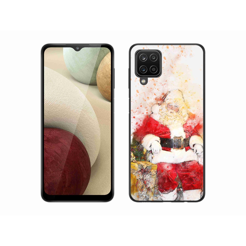 Gelový kryt mmCase na Samsung Galaxy A12 - Santa Claus