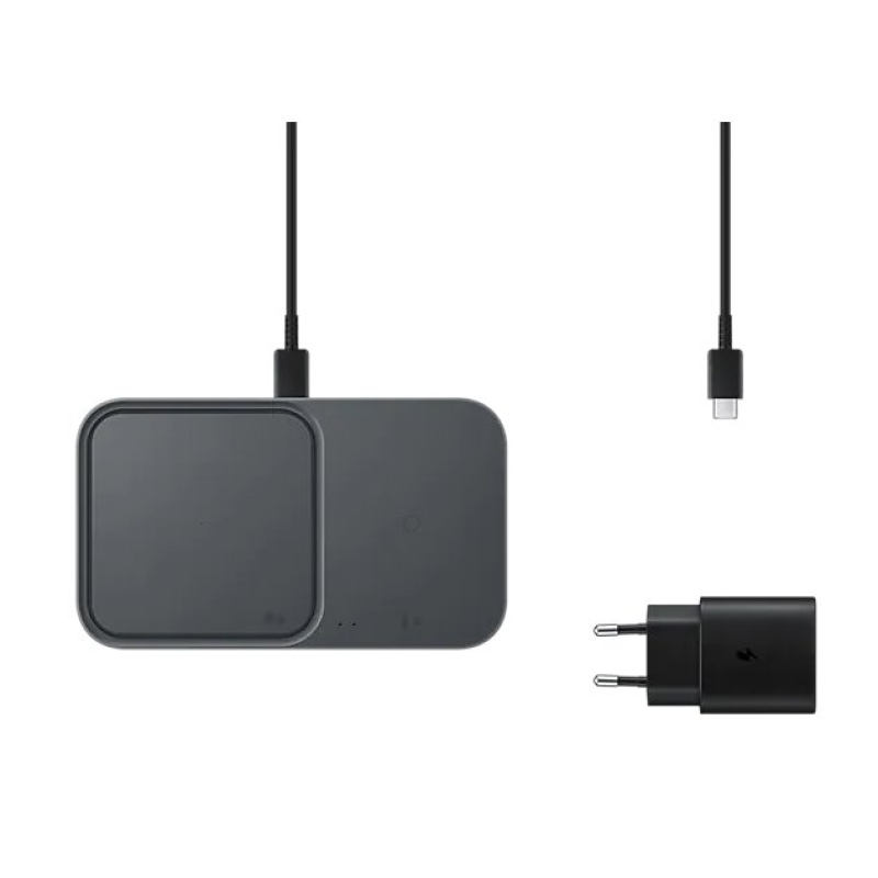 EP-P5400TBE Samsung DUO Podložka pro Bezdrátové Nabíjení Black + Adaptér