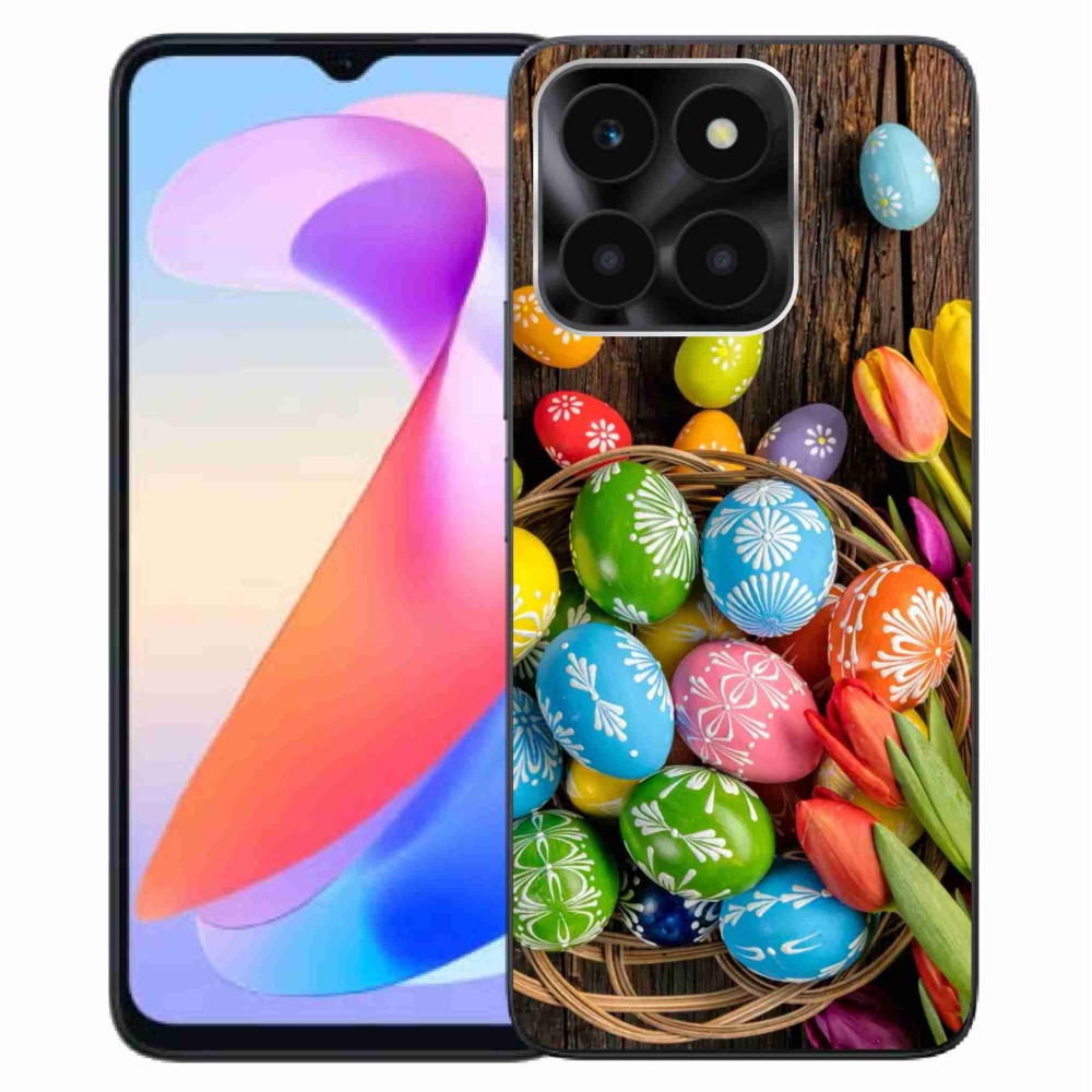 Gelový kryt mmCase na Honor X6a - velikonoční vajíčka