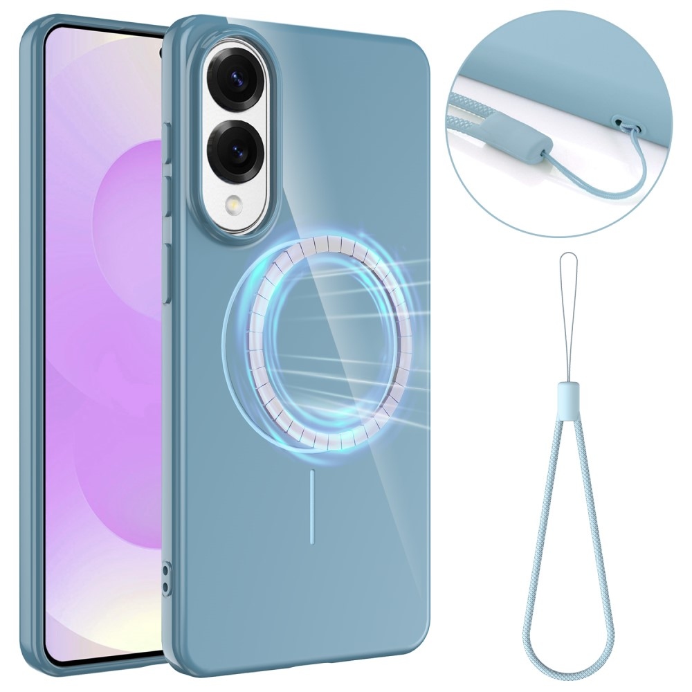 Carry gelový obal s MagSafe na Samsung Galaxy S25 Edge - modrý