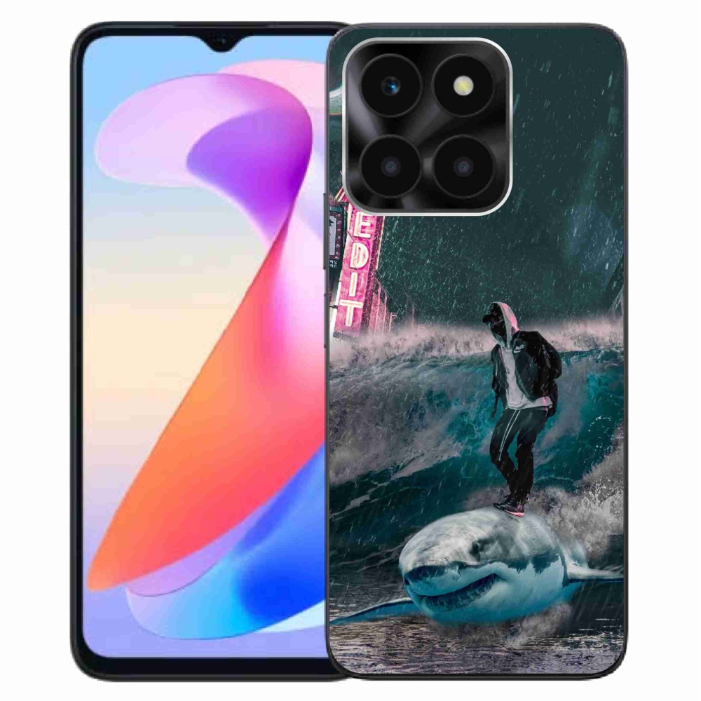 Gelový kryt mmCase na Honor X6a - žralok