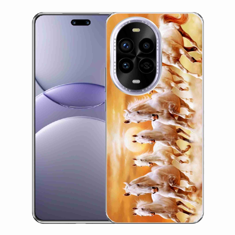 Gelový kryt mmCase na Huawei Nova 13 Pro 5G - koně 2