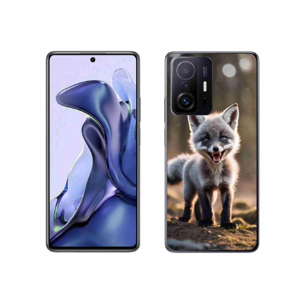 Gelový kryt mmCase na Xiaomi 11T Pro - rozzuřená liška
